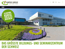 Tablet Screenshot of campus-sursee.ch